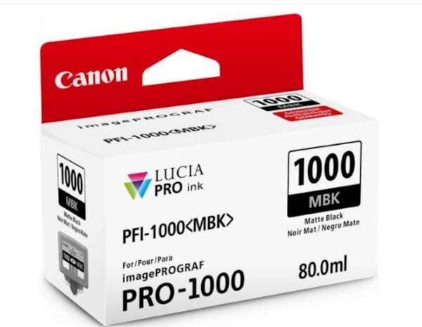 Tinta CANON PFI-1000 MATTE BLACK Tinta CANON PFI-1000 MATTE BLACK