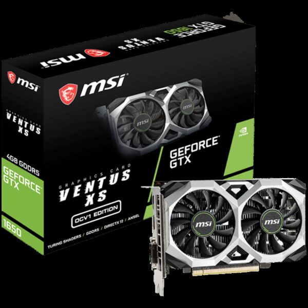 MSI GTX 1650 VENTUS XS 4G OCV1 MSI GTX 1650 VENTUS XS 4G OCV1