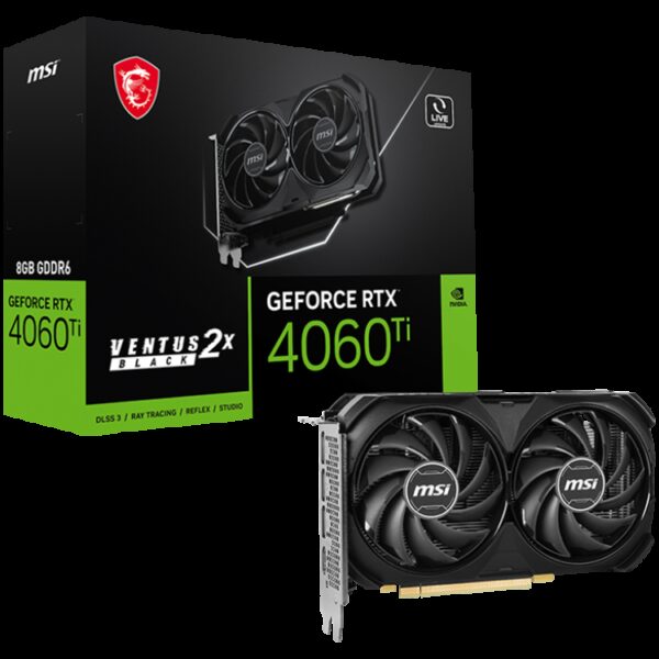 MSI RTX 4060 TI VENTUS 2X BLACK 8G OC MSI RTX 4060 TI VENTUS 2X BLACK 8G OC