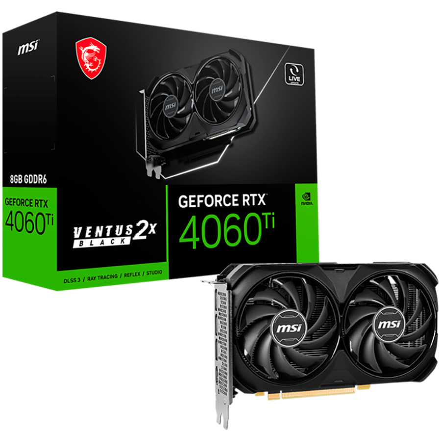 MSI RTX 4060 VENTUS 2X BLACK 8G OC