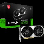 MSI RTX 4070 VENTUS 2X E 12G OC