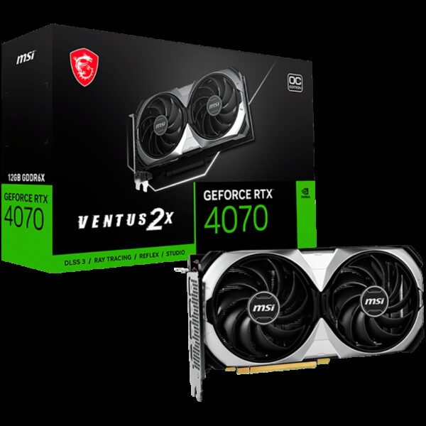 MSI RTX 4070 VENTUS 2X E 12G OC MSI RTX 4070 VENTUS 2X E 12G OC