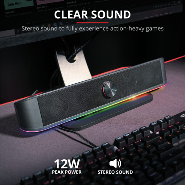 Trust GXT 619 RGB LED Soundbar Trust Thorne