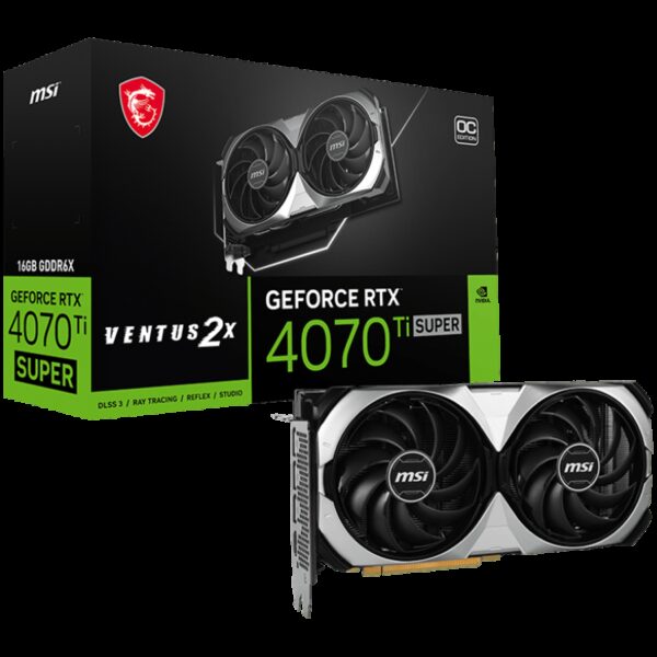 MSI RTX 4070 TI SUPER 16G VENTUS 2X OC MSI RTX 4070 TI SUPER 16G VENTUS 2X OC