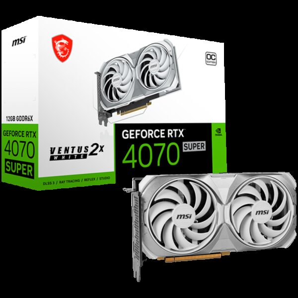 MSI RTX 4070 SUPER 12G VENTUS 2X WHITE MSI RTX 4070 SUPER 12G VENTUS 2X WHITE