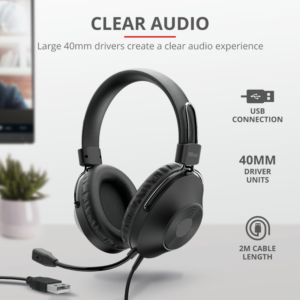 Trust Ozo USB slušalice,žičane - Slika 1