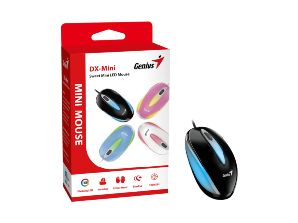 Genius miš DX-Mini USB LED black