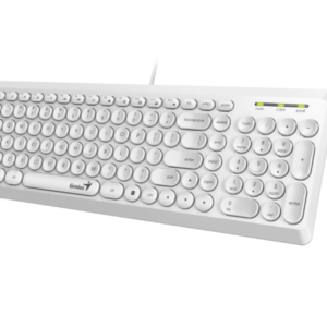 Genius SlimStar Q200 tastatura bijela, low-profile tipke BH/HR/SRB layout, USB - Slika 1