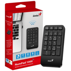 Genius NumPad 1000, wirelesssilent, 2.4 GHz, USB receiverplug and play - Slika 1