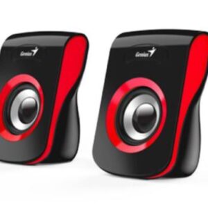 Genius zvučnici SP-Q180 crveni 2.0, 6 W, 3.5 mm jack, USB power - Slika 1