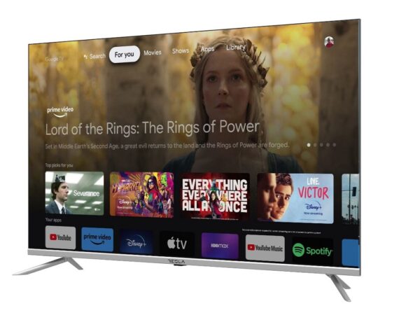 TESLA TV 32S635SHS HD Google DVB-T/T2/C/S/S2-CI-HDMI-USB Google TV-Google Assistant- 32S635SHS