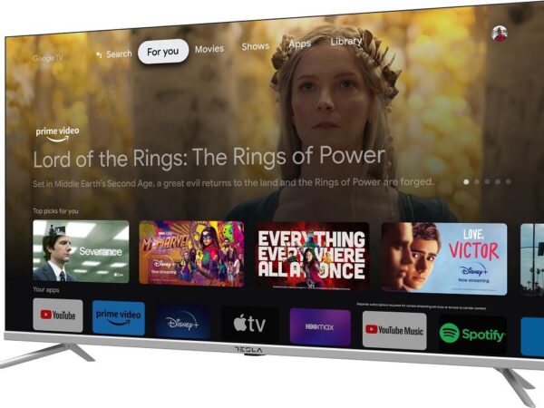 TESLA TV 43S635SFS FHD Google DVB-T/T2/C/S/S2-CI-HDMI-USB- Google TV-Google Assistant- 43S635SFS