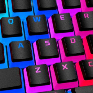 HyperX Pudding KeycapsFull Key Set - PBTBlack - Slika 1