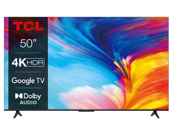 TCL 50"P635 4K Google TV;HDR 10; HDMI 2.1 - Game MasterDolbi Audio; Google Assistant; 50P635