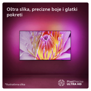 Philips 55"PUS8079 4K Titan OSAmbilight s 3 strane; HDMI 2.1Pixel Precise Ultra HD; Dolby Atmos - Slika 3