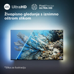Philips 65"PUS8319 4K Titan TVAmbilight s 3 strane; HDMI 2.1Pixel Precise Ultra HD; Dolby Atmos - Slika 3
