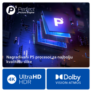 Philips 75"PUS8919 4K Titan OSAmbiliht TV s 3 stran; 120HzRMS 40W; Dolby Digital; Dolby Atmos - Slika 3