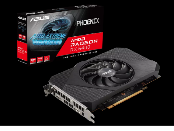 ASUS VGA PH-RX6400-4GAMD Radeon RX 64004GB GDDR6 64bit;HDMI