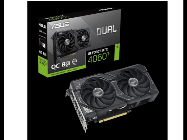 ASUS VGA DUAL-RTX4060TI-O8GNVIDIA GeForce RTX4060 Ti8GB GDDR6 128bit;HDMI