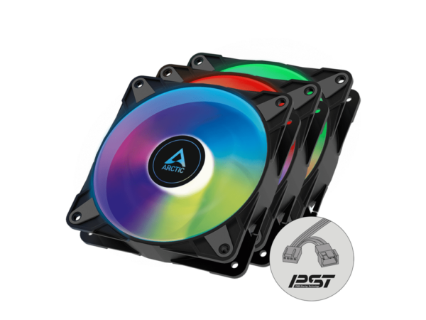 Arctic P12 PWM PST A-RGB 3xBlack