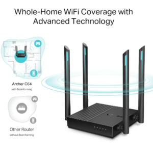 TP-Link ARCHER C64/AC1200Wireless MU-MIMO WiFi Router - Slika 1