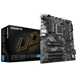 Gigabyte MB B760 DS3H AX DDR4LGA1700; 4xDDR4; 2xM.2, 4xSATA6xUSB; HDMI, DP; WIFI; ATX - Slika 1