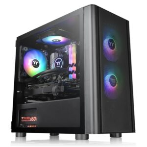 Thermaltake V150 ARGB Breeze Micro case, tempered glass, 3x 120mm ARGB fan - Slika 1