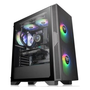 Thermaltake Versa T25 TG Mid tower, tempered glass, 1x 120mm Standard fan - Slika 1
