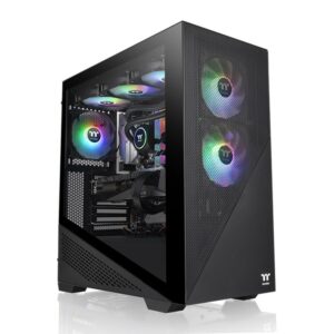 Thermaltake Divider 370 ARGB Mid tower, tempered glass, 3x 120mm ARGB PWM fan - Slika 1