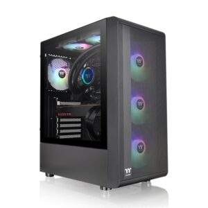 Thermaltake S200 TG ARGB Mid tower case, 3x ARGB 120mm Lite fan - Slika 1