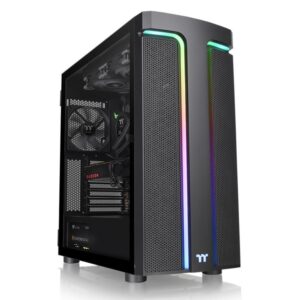 Thermaltake H590 TG ARGB Mid tower, 2x RGB strips, tempered glass, SPCC - Slika 1