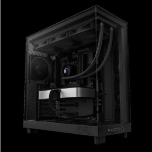 NZXT CASE H6 FLOW BLACK mini-ITX, Micro-ATX, ATX, Mid-tower, 3x fan - Slika 1