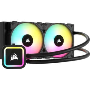Corsair iCUE H100x RGB ELITELiquid CPU Cooler; 240mm;AM5/LGA1700 - Slika 1