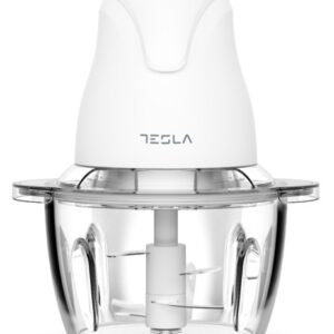 TESLA Sjeckalica FC302WSnaga 400 W; Kapacitet 1 L; 4 inox oštrice na 2 nivoa; staklena pos - Slika 1