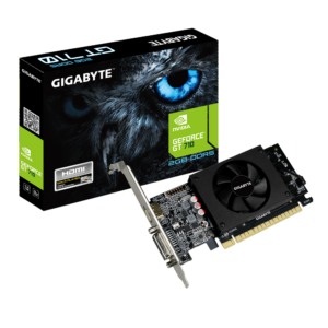 GIGABYTE VGA GV-N710D5-2GLnVidia GeForce GT 7102GB DDR5 64bit;DVI,HDMI;Low profile - Slika 1