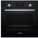 BOSCH Pećnica Serie 2| CRNA, 66l, 6 načina pečenja