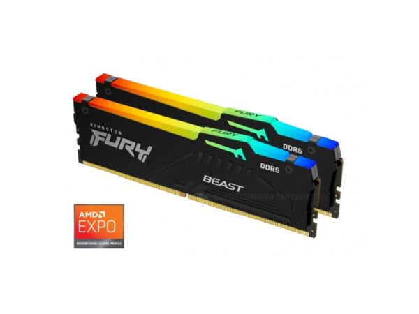 Kingston 32GB 5600MHz DDR5 RGBFury Beast (2x16)