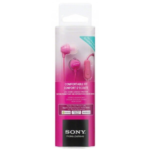 Sony slušalice EX-15 pinkIn-Ear