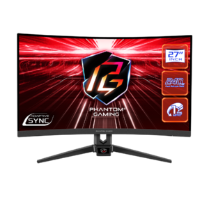 ASROCK MONITOR PG27F15RS1A 27"CURVED GAMING;FHD;240Hz1ms;2xHDMI,DP;Speaker,Swivel,Tilt - Slika 1