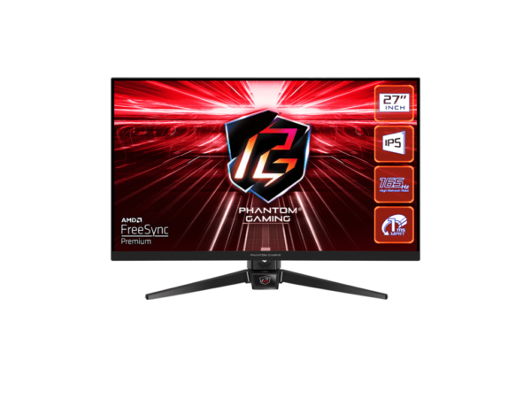 ASROCK MONITOR PG27FF1A 27"FLAT GAMING;FHD;165Hz;1ms;2xHDMI;2xDP;Speaker