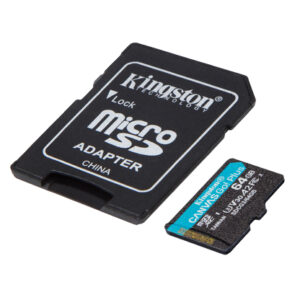 Kingston micro SD 64GBCanvasGoPlusr/w:170MB/s/70MB/s,with adapter - Slika 1