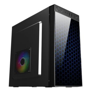 Spire case TRICER 1415 420WMicro ATX, 12cmtempered front glass, USB 2.0, USB 3.0 - Slika 1