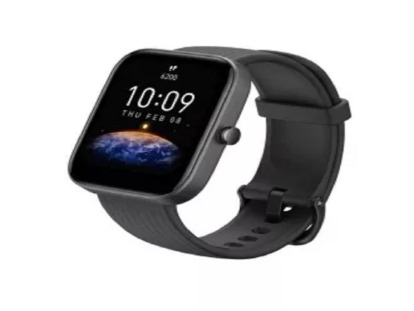 Amazfit Bip 3 Black 5 ATM; 14 DAYS BATTERY LIFE; 60 SPORT MODES;1.69";