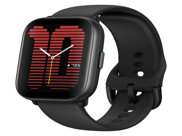 Amazfit Active Black 1.75" AMOLED HD display; 14 days battery life; 5 ATM; GPS