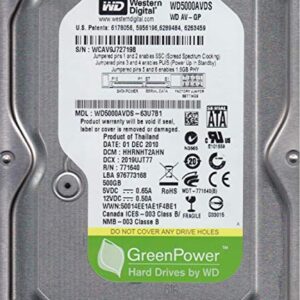 WD HDD 500GB SATA2 32MB PullAV-GP,Pull Drive;12mjeseci garancije - Slika 1