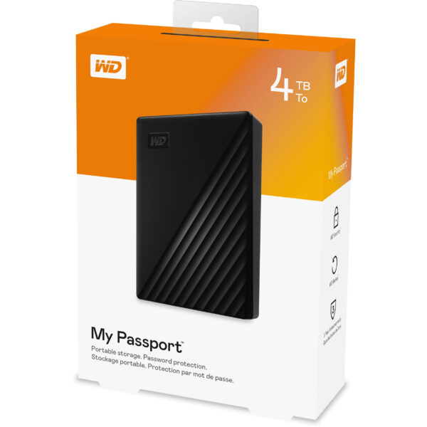 WD HDD 4TB My Passport Blackexternal HDD