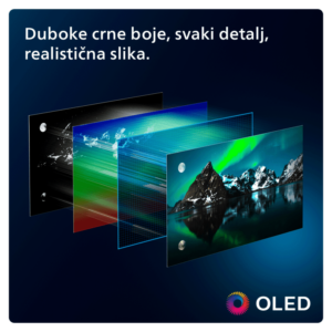 Philips 77''OLED819 4K AndroidAmbilight s 3 strane; 2.1 HDMI; P5 AI perfect; panel 120 HZ - Slika 3