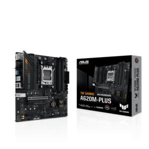 ASUS MB TUF A620M-PLUSAMD A620, AM5, micro ATXPCIe 4.0, 2x DP, HDMI, 4xDDR5, 2x M.2 - Slika 1