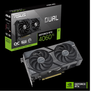 ASUS VGA DUAL-RTX4060TI-O16GNVIDIA GeForce RTX 4060 Ti16GB GDDR6 128bit;HDMI,3xDP - Slika 1