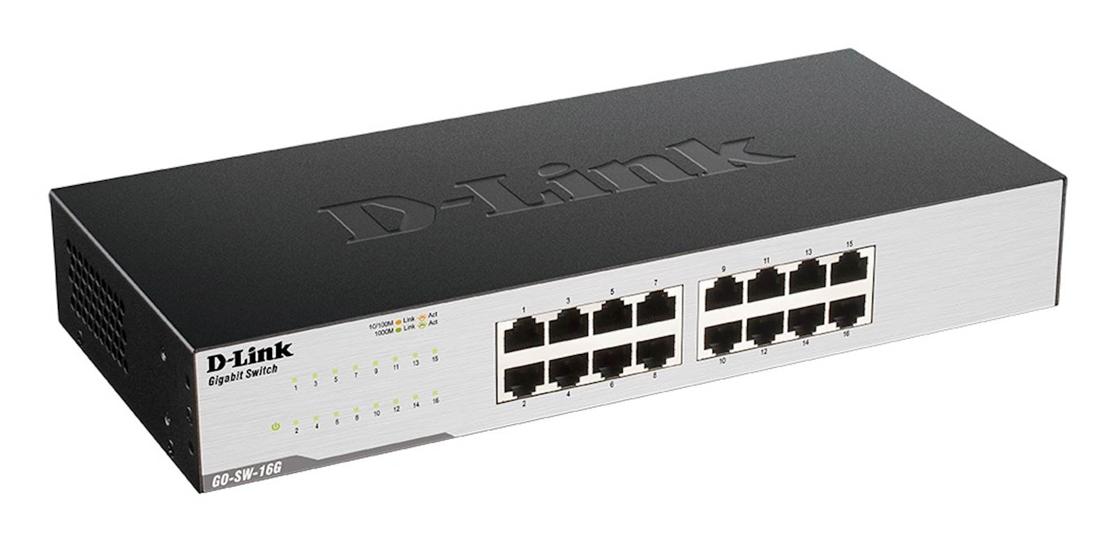 Switch DLINK 16-port 1Gb easy desktop